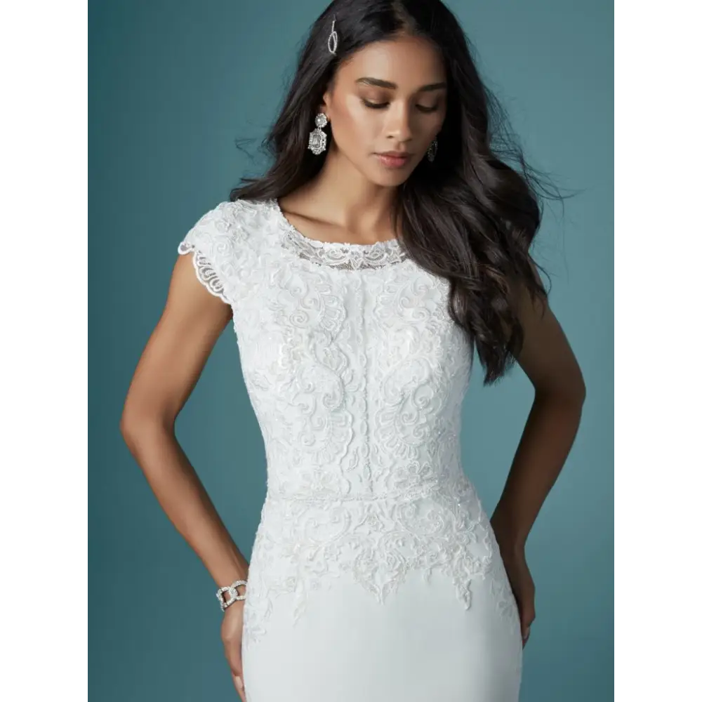 Cosette by Maggie Sottero - Sample Sale - 10 / Ivory/Pewter