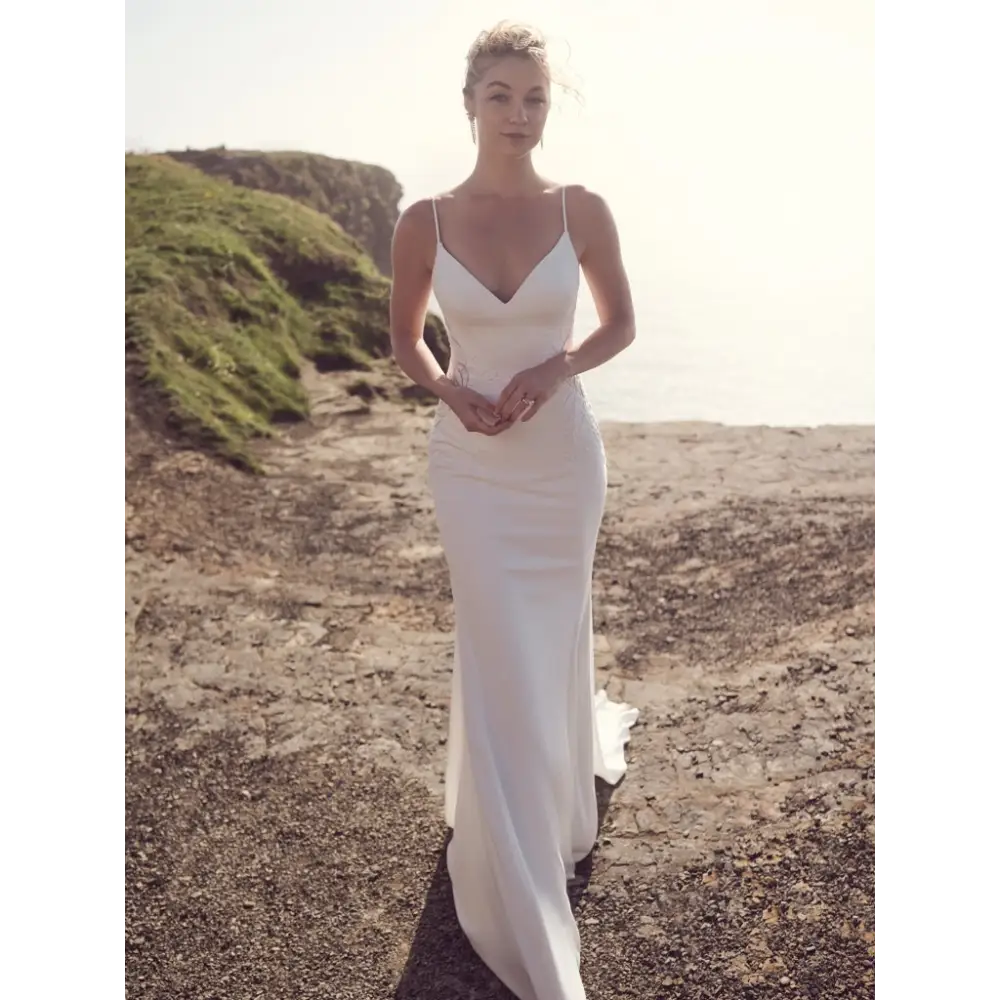 Dionne by Rebecca Ingram - Ivory (gown with Natural