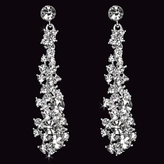 En Vogue E1561 - [Bridal Earrings E1561] - Wedding Accessories - Bridal Closet - Bridal Dresses and Accessories