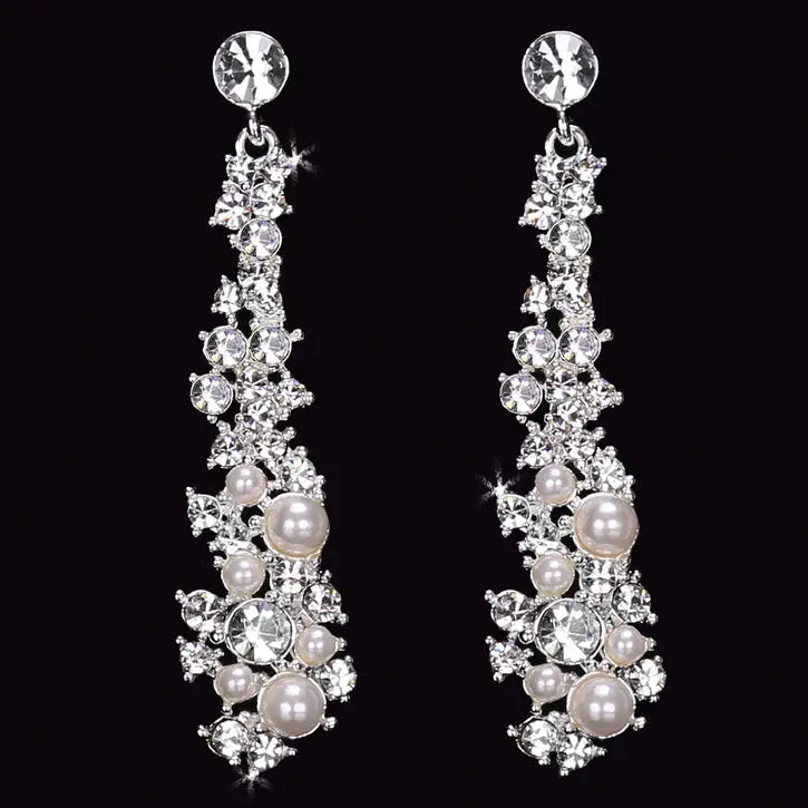 En Vogue E1568 - [Bridal Earrings E1568] - Wedding Accessories - Bridal Closet - Bridal Dresses and Accessories