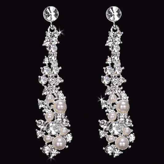 En Vogue E1568 - [Bridal Earrings E1568] - Wedding Accessories - Bridal Closet - Bridal Dresses and Accessories