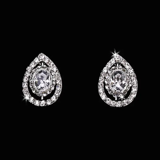 En Vogue E1665 - [Bridal Earrings E1665] - Wedding Accessories - Bridal Closet - Bridal Dresses and Accessories