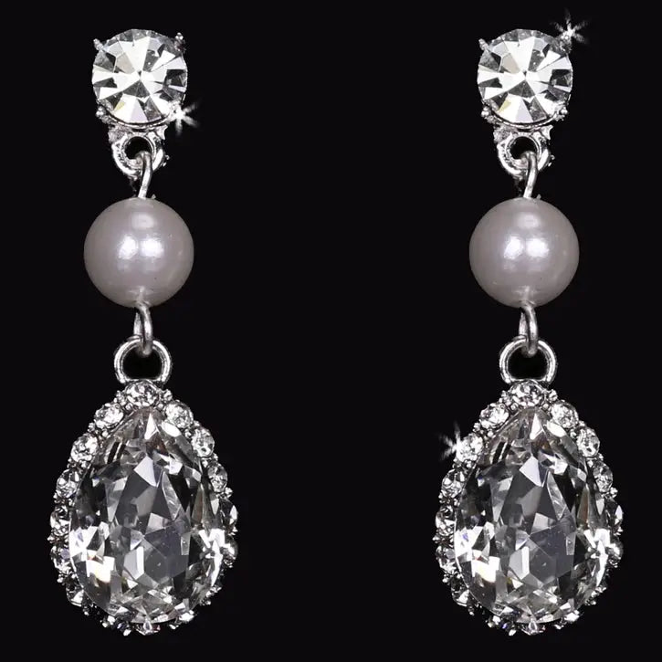 En Vogue E1767 - [Bridal Earrings E1767] - Wedding Accessories - Bridal Closet - Bridal Dresses and Accessories