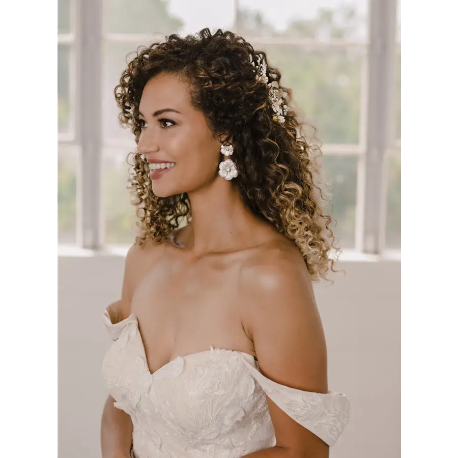 E2158 Bridal Earrings - Accessories