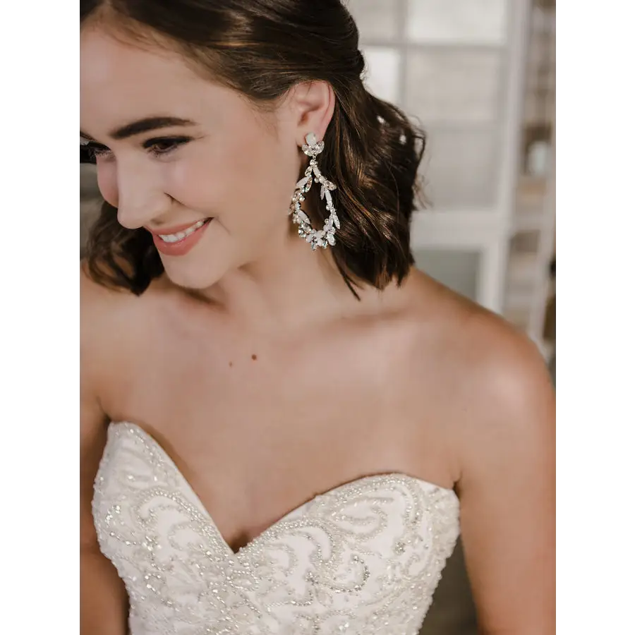 Rhinestone 2025 bridal earrings