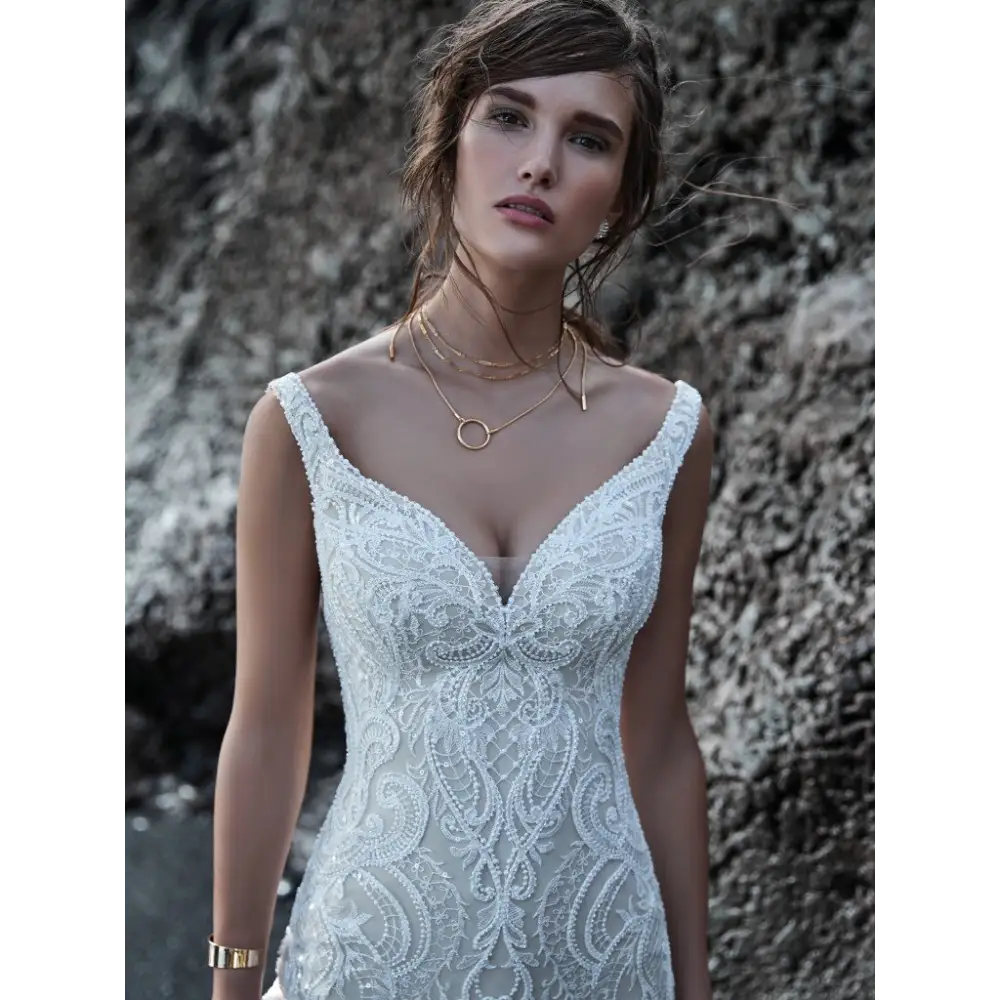 Elias by Sottero & Midgley - Sample Sale - 12 / Ivory over