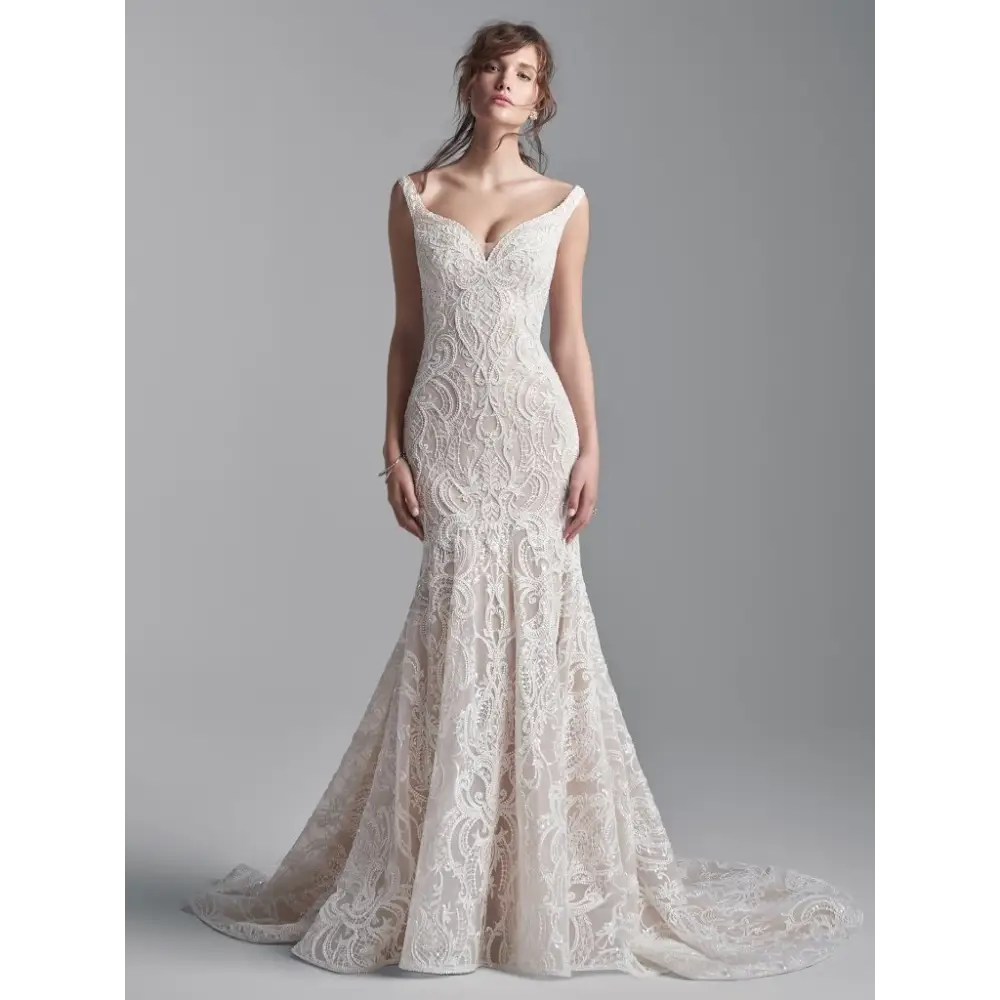 Elias by Sottero & Midgley - Sample Sale - 12 / Ivory over
