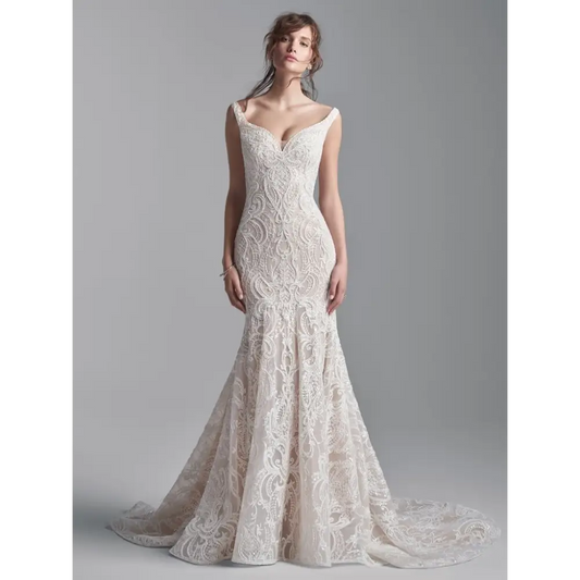 Elias by Sottero & Midgley - Sample Sale - 12 / Ivory over