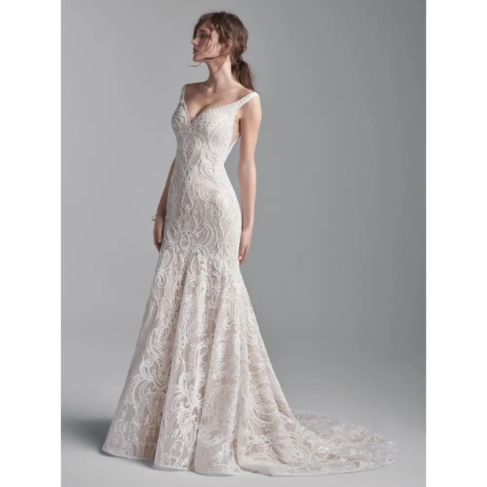 Elias by Sottero & Midgley - Sample Sale - 12 / Ivory over