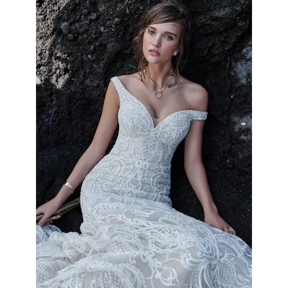 Elias by Sottero & Midgley - Sample Sale - 12 / Ivory over