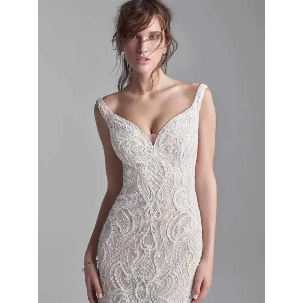 Elias by Sottero & Midgley - Sample Sale - 12 / Ivory over
