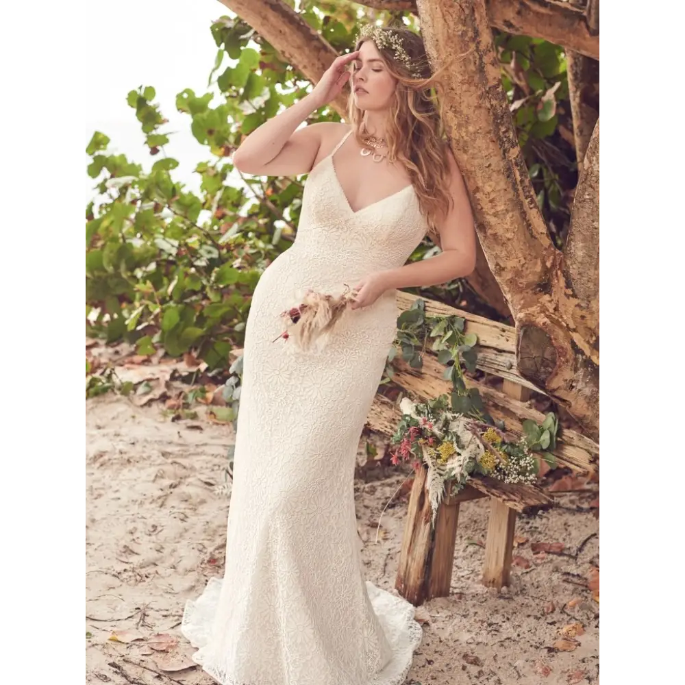 Esmeralda by Rebecca Ingram - Sample Sale - 10 / Ivory over