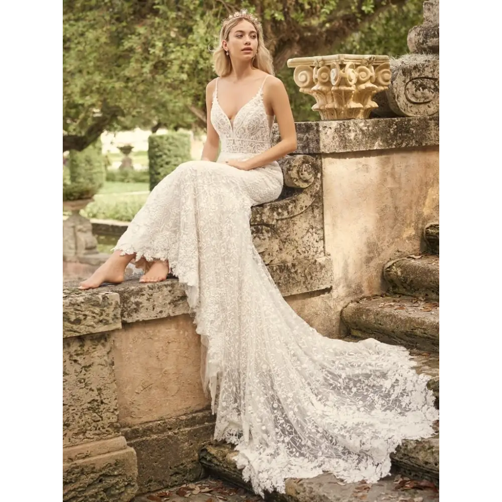 Gretna by Maggie Sottero - Sample Sale - 12 / Ivory over