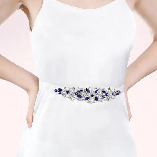 Hazel Crystal Belt B13S BLUE