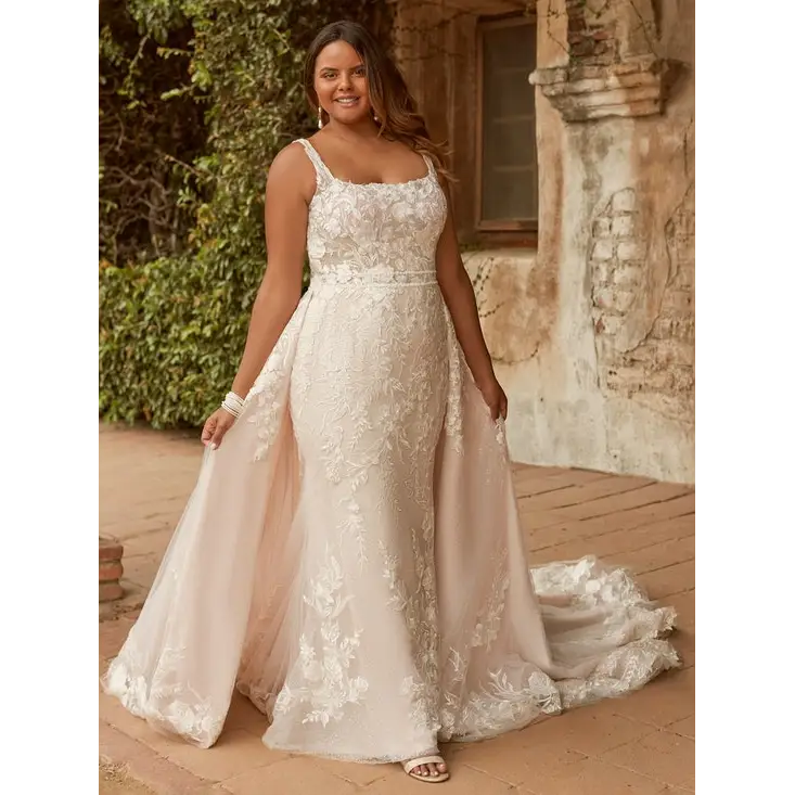 Maggie Sottero Albany Detachable Over Skirt - All Ivory /