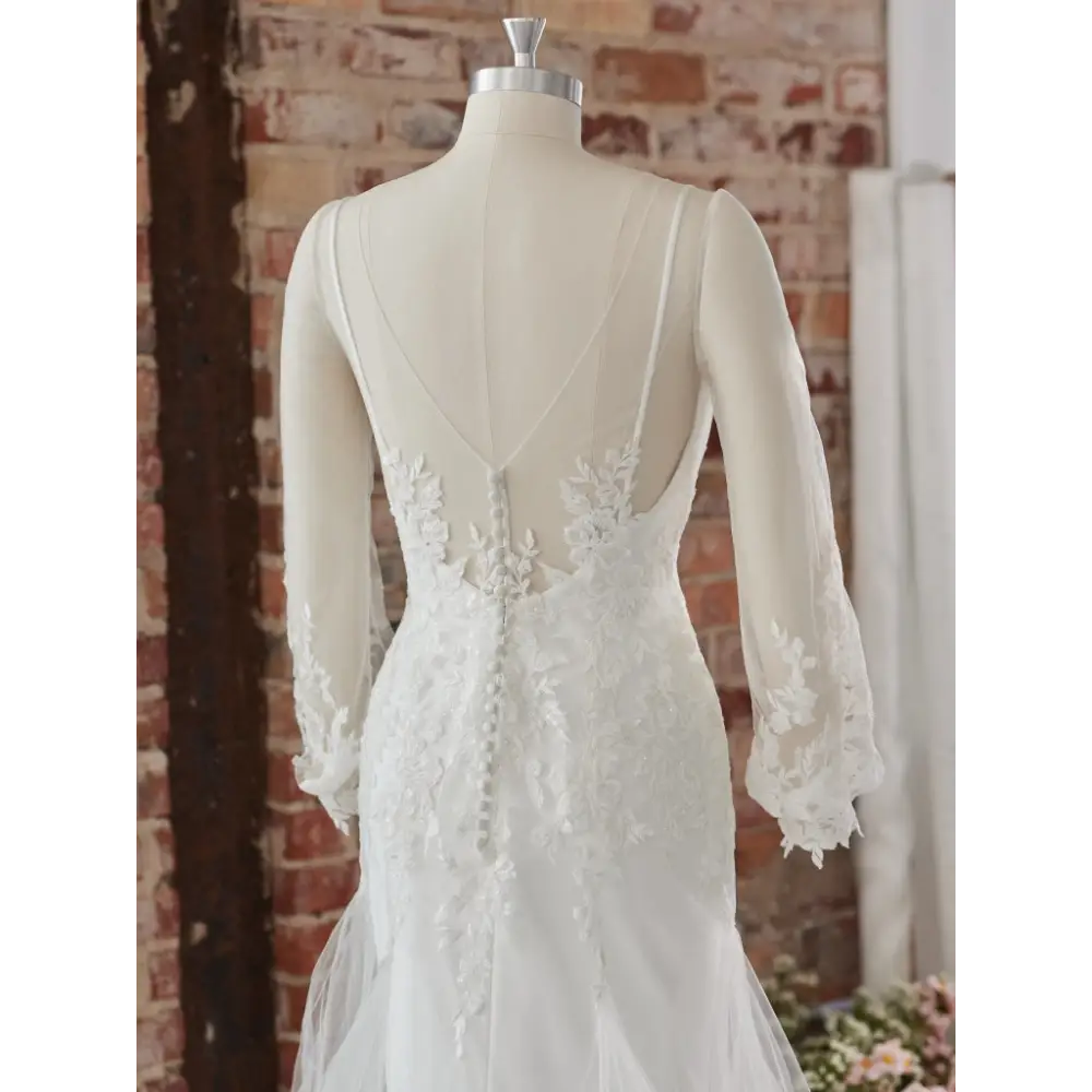 Maggie Sottero Ashby Detachable Jacket with Lace -