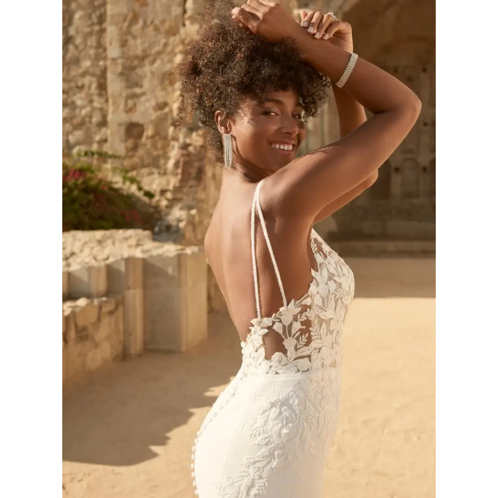 Maggie sottero sales backless wedding dress