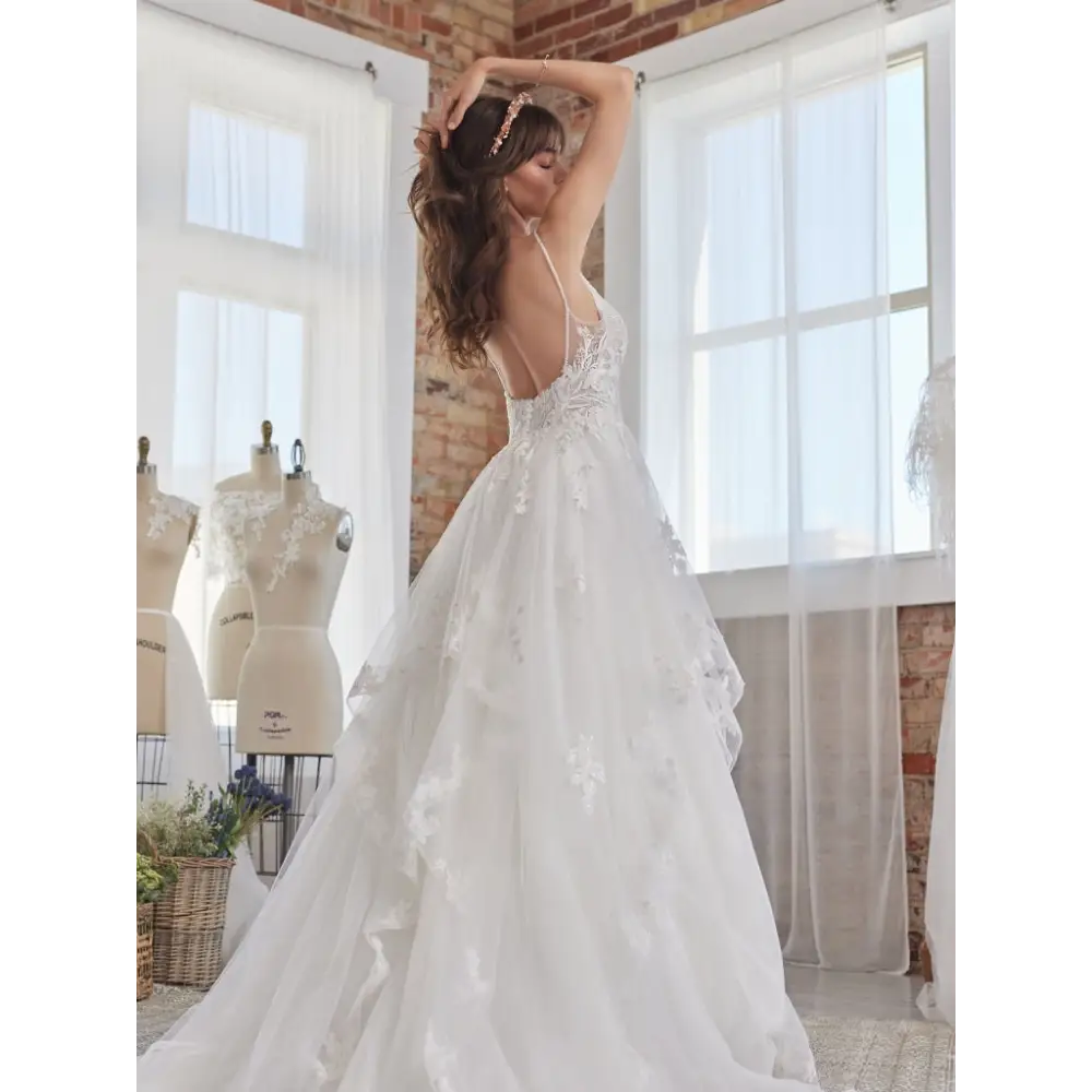 Maggie Sottero Beckett - All Ivory / Unlined Bodice -