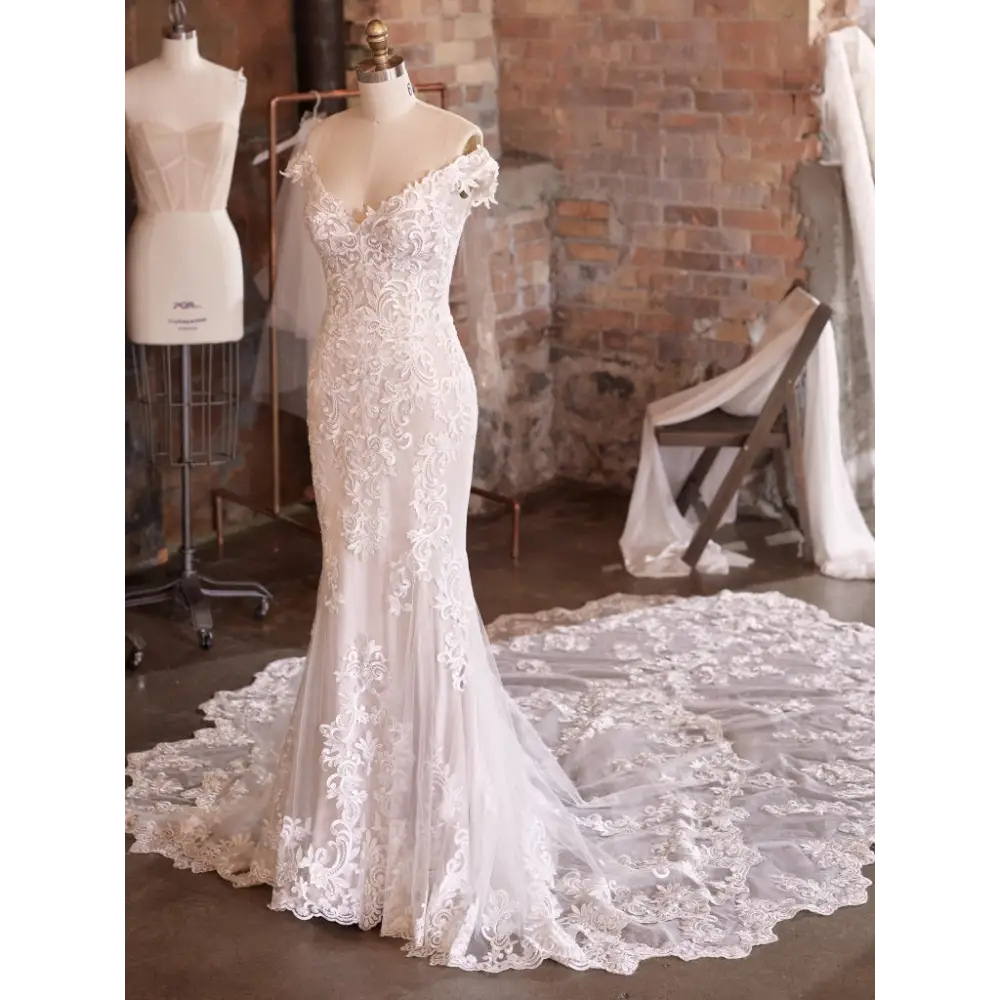 Maggie Sottero Edison Detachable Train Extension- Sparkle