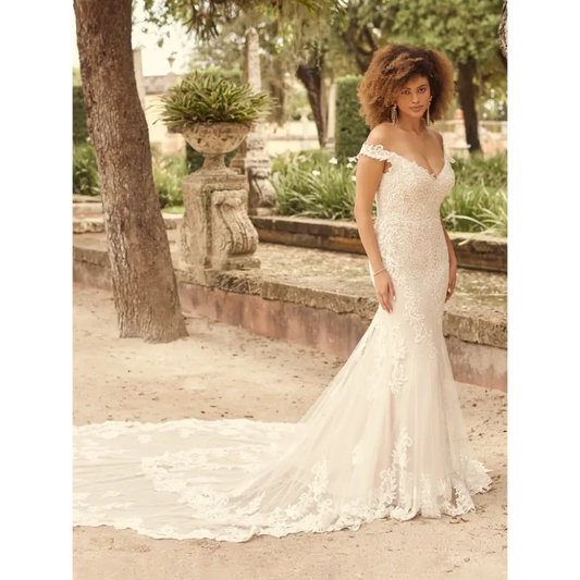 Maggie Sottero Edison Detachable Train Extension- Texture