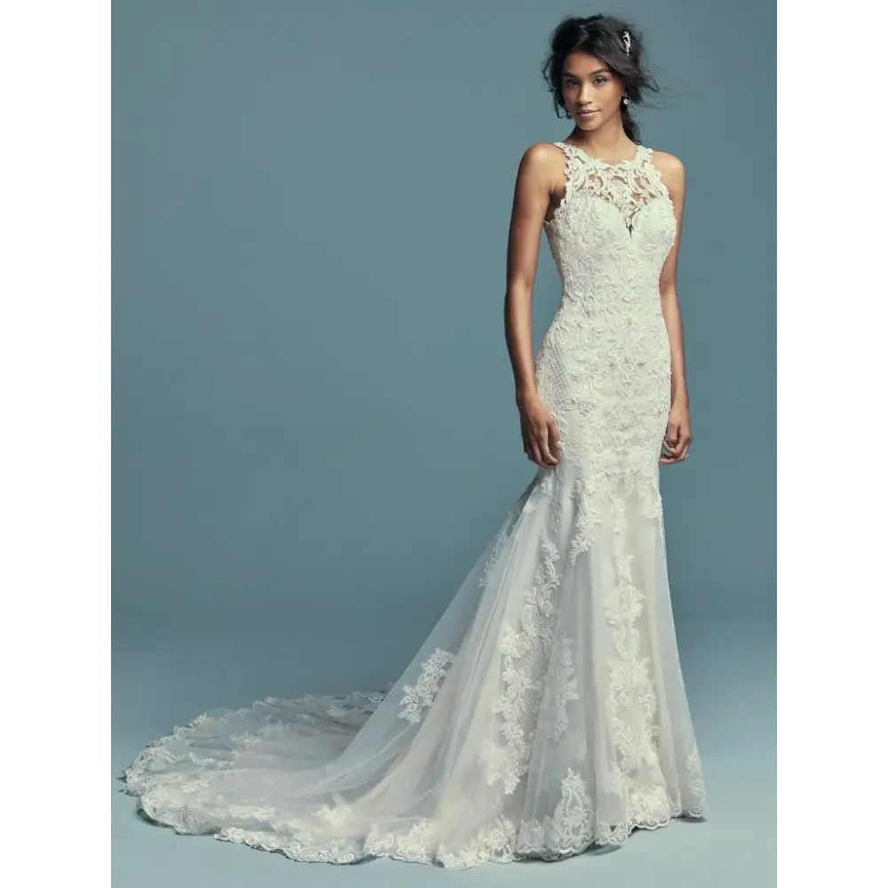 Maggie Sottero Kendall - Sample Sale - 12 / Ivory over Soft