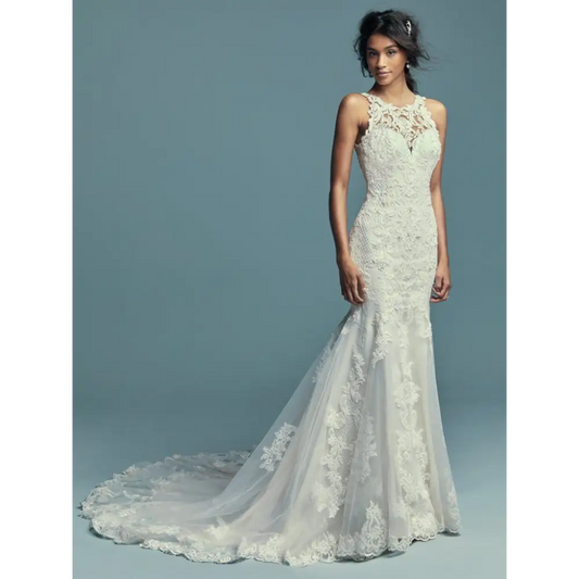 Maggie Sottero Kendall - Sample Sale - 12 / Ivory over Soft