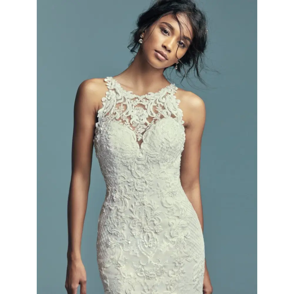 Maggie Sottero Kendall - Sample Sale - 12 / Ivory over Soft