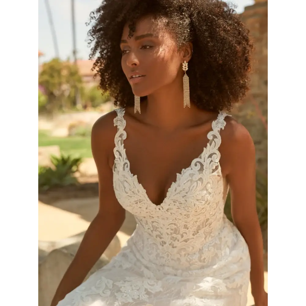 Maggie Sottero Tamirys - Ivory/Silver Accent / Unlined -
