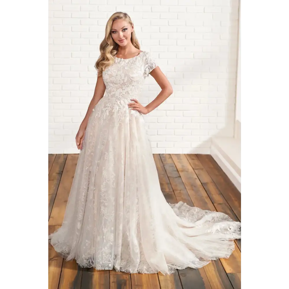 MOD200 by Modest Mon Cheri - Ivory - Wedding Dresses