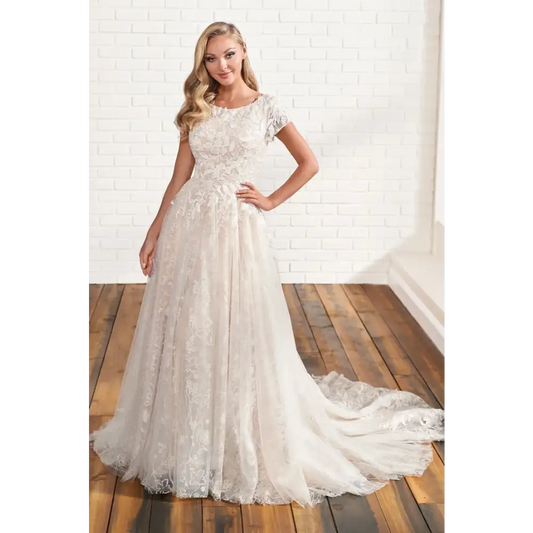 MOD200 by Modest Mon Cheri - Ivory - Wedding Dresses