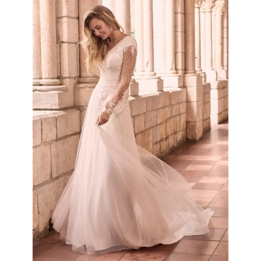 Pamela Leigh by Maggie Sottero - Sample Sale - 10 / Ivory