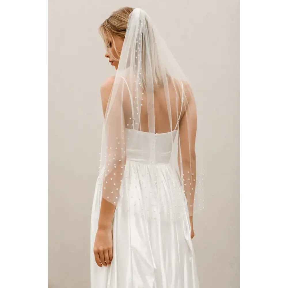 Pearl Border Veil V002