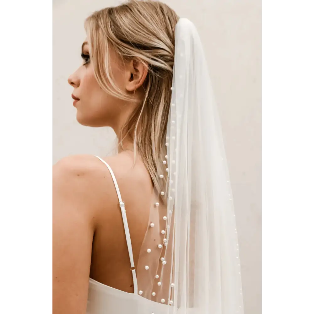 Pearl Border Veil V002