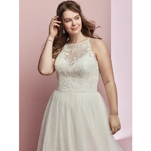 Rebecca Ingram Heidi - Sample Sale - Ivory over Light Gold /