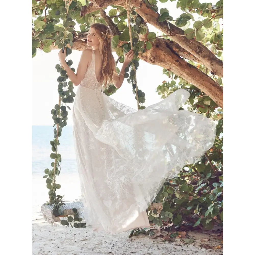 Rebecca Ingram Rubena - Sample Sale - 10 / Ivory over Misty
