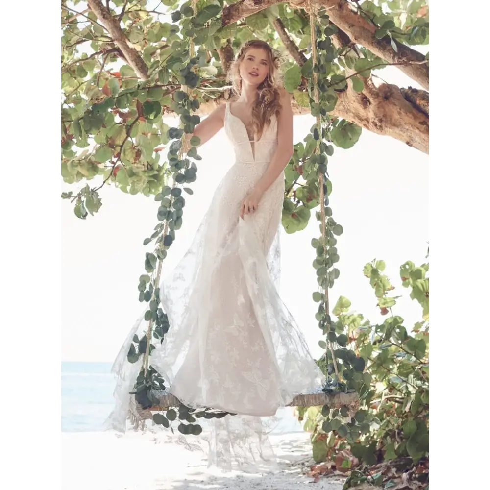 Rebecca Ingram Rubena - Sample Sale - 10 / Ivory over Misty