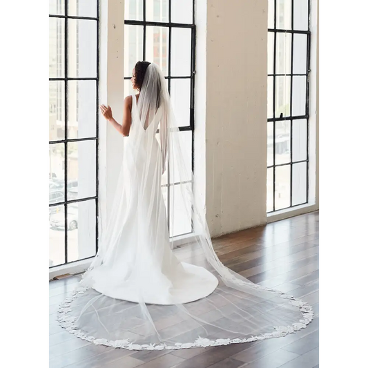 Royal Cathedral Bridal Veil | V2388RC - Ivory - veils