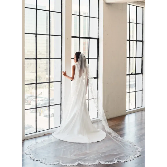 Royal Cathedral Bridal Veil | V2389RC - Ivory - veils