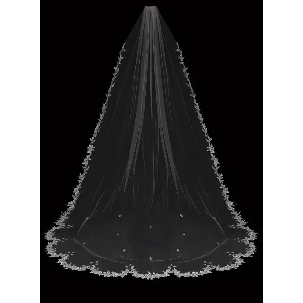 Royal Cathedral Bridal Veil | V2389RC - Ivory - veils