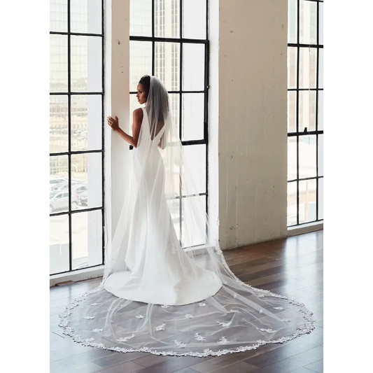 Royal Cathedral Bridal Veil | V2390RC - Ivory - veils