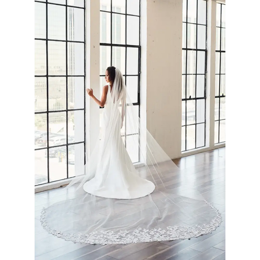 Royal Cathedral Bridal Veil | V2393RC - Ivory - Veils