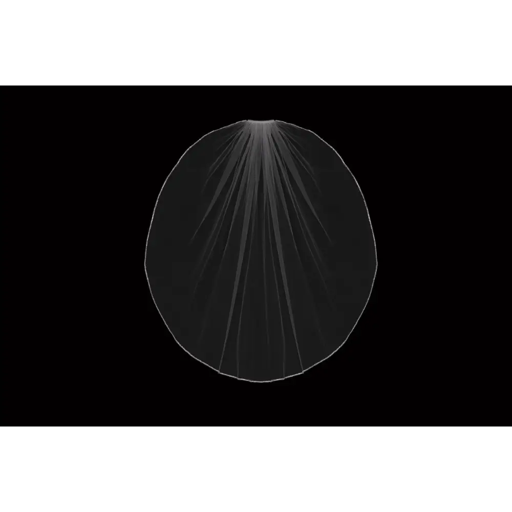 Single Tier Bridal Veil | V2399SF - Ivory - veils