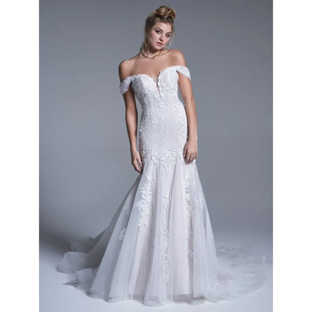 Detachable lace cap sleeves sales