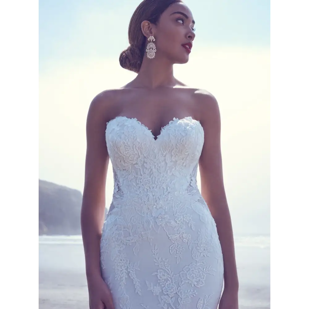 Sottero and Midgley Montgomery - Ivory / Raised V-Neck -