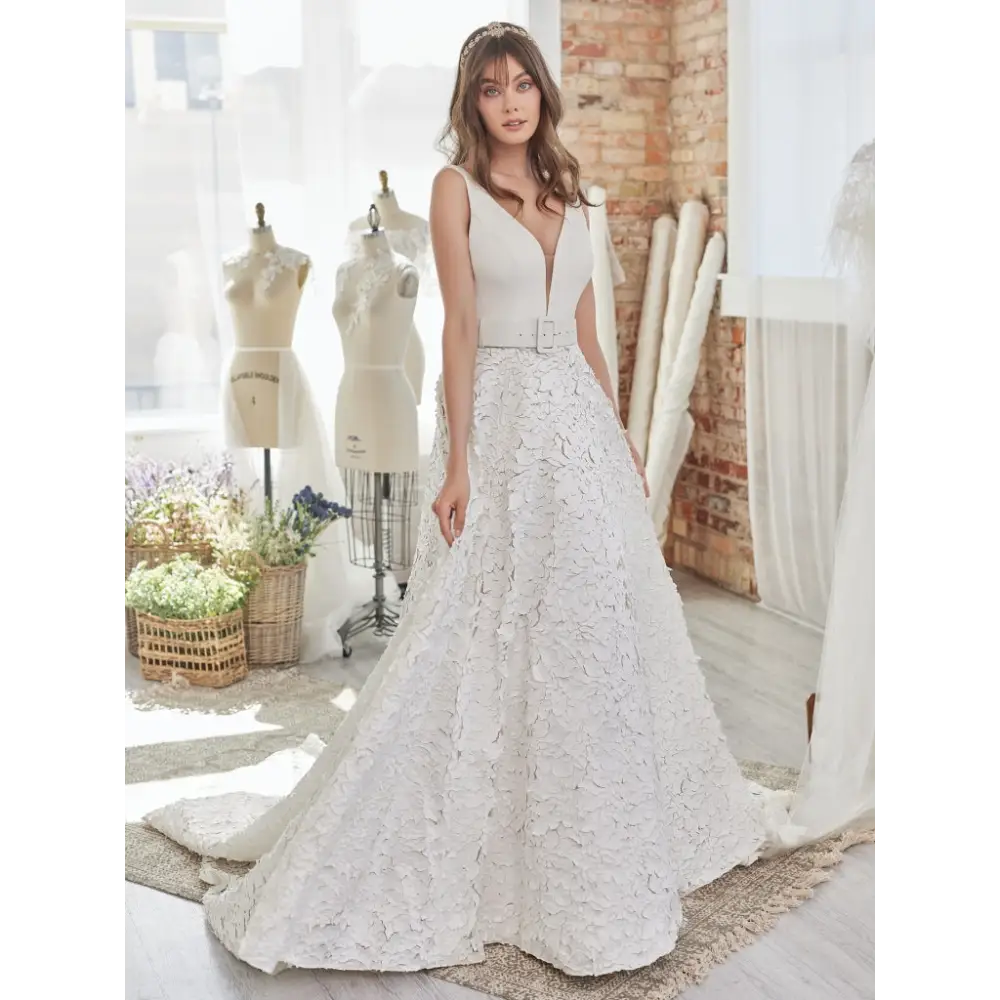 Antique ivory wedding clearance dress