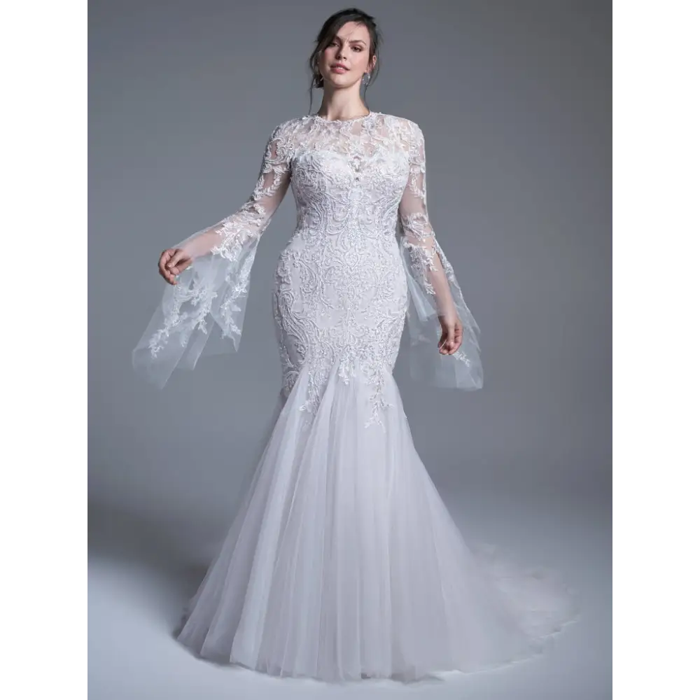 Sottero and Midgley Shane Detachable Bell Sleeves -