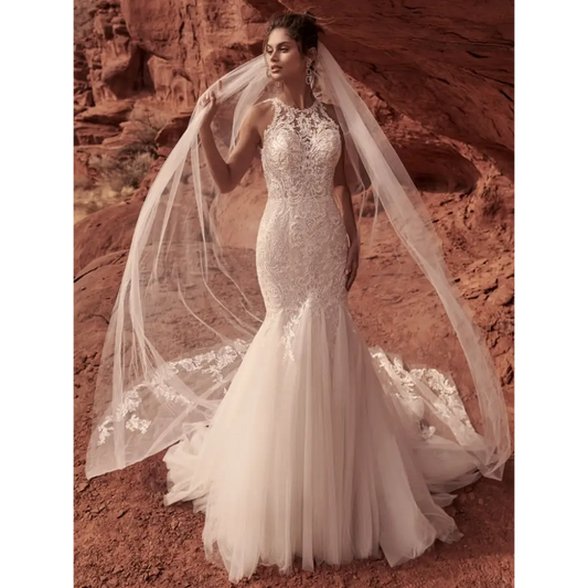 Sottero and Midgley Shane - All Ivory (gown with Ivory