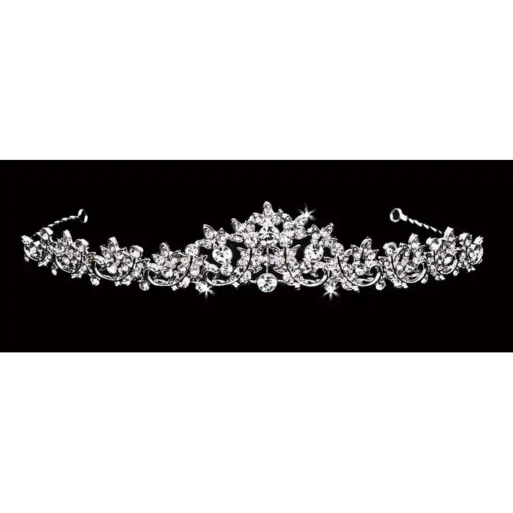 T2005 Tiara: Bridal Closet's Elegant Rhinestone Tiara