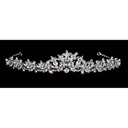 T2005 Tiara - Silver/Clear - Accessories