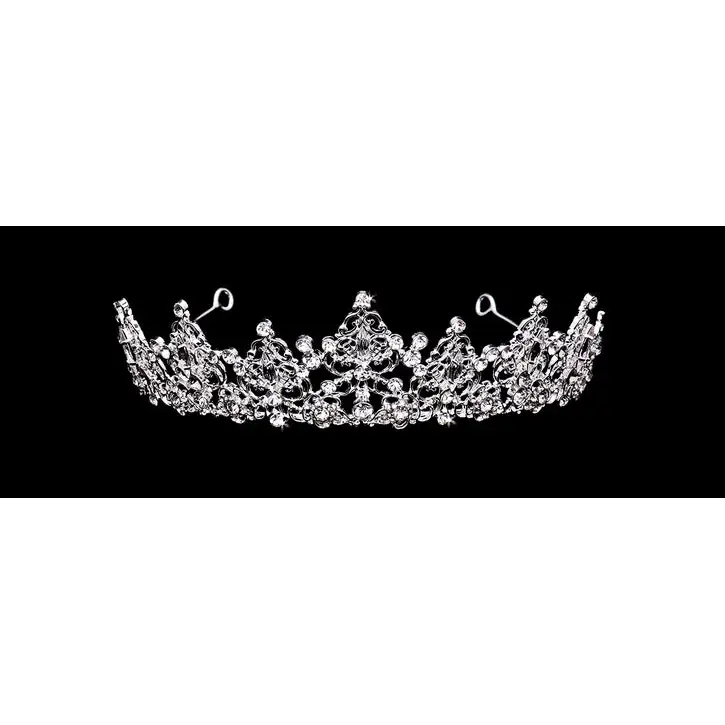 T2006 Tiara - Silver/Clear - Accessories